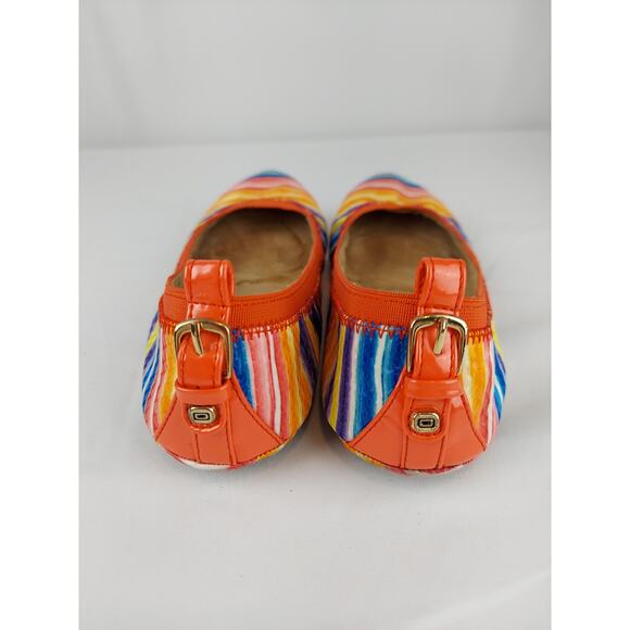 Bandolino Edina Women's Ballet Flat Striped Multi Color Flat 6.5 - Picture 5 of 7